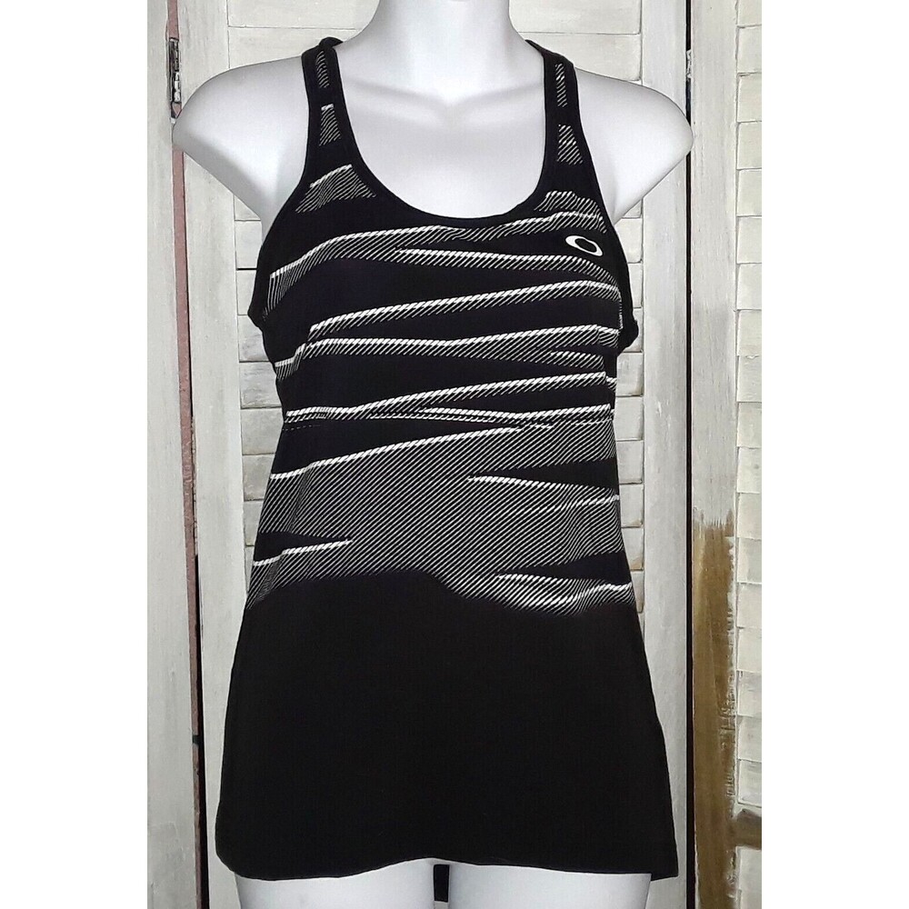 Oakley Women's Tank Top Size XS Sleeveless Black and Gray